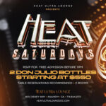 Performer HEAT Saturdays EDM Shows Orange County Event Date Aug 1, 2026 Concert Location HEAT Ultra Lounge Show Time 9:30 PM Address 400 W Disney Way, Suite 214, Anaheim, CA 92802 Door / Gate Time 9:30 PM. Early arrival is recommended. Phone (714) 844-2170 Concert Link Official HEAT event details HEAT Saturdays brings an EDM and nightclub event to HEAT Ultra Lounge in Anaheim on Aug 1, 2026. The venue features guest DJs and late-night dance music, with admission and table information available through the official event website.